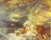 J.M.W. Turner Fire at Sea oil painting artist